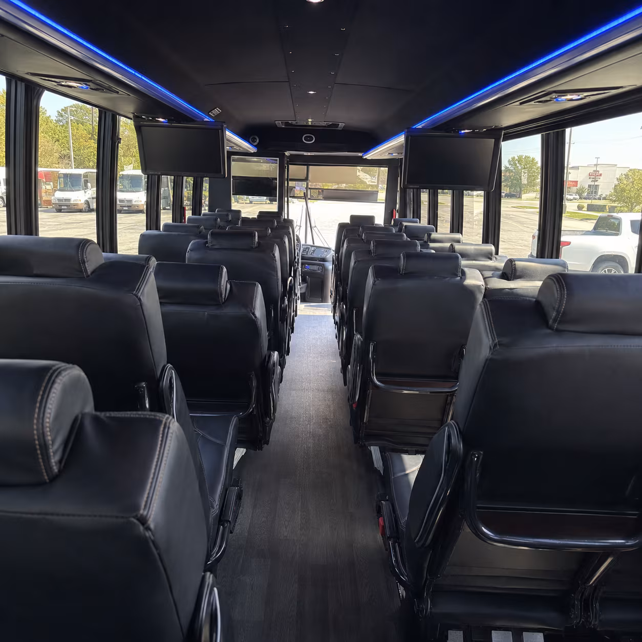 asheville concert transportation onboard seating