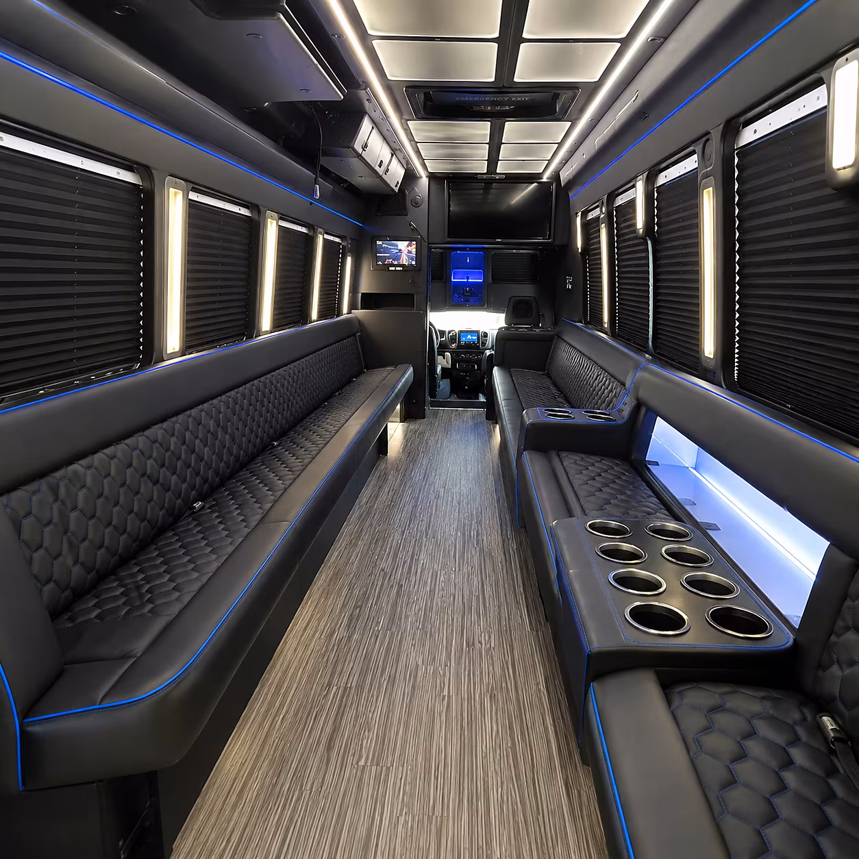 asheville party bus rentals inside