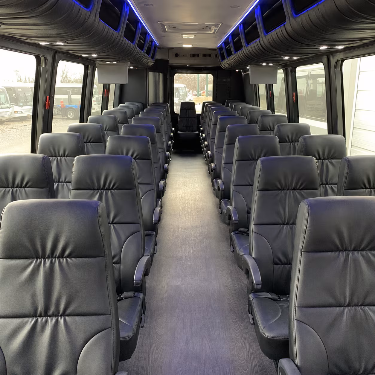asheville school event transportation onboard seating