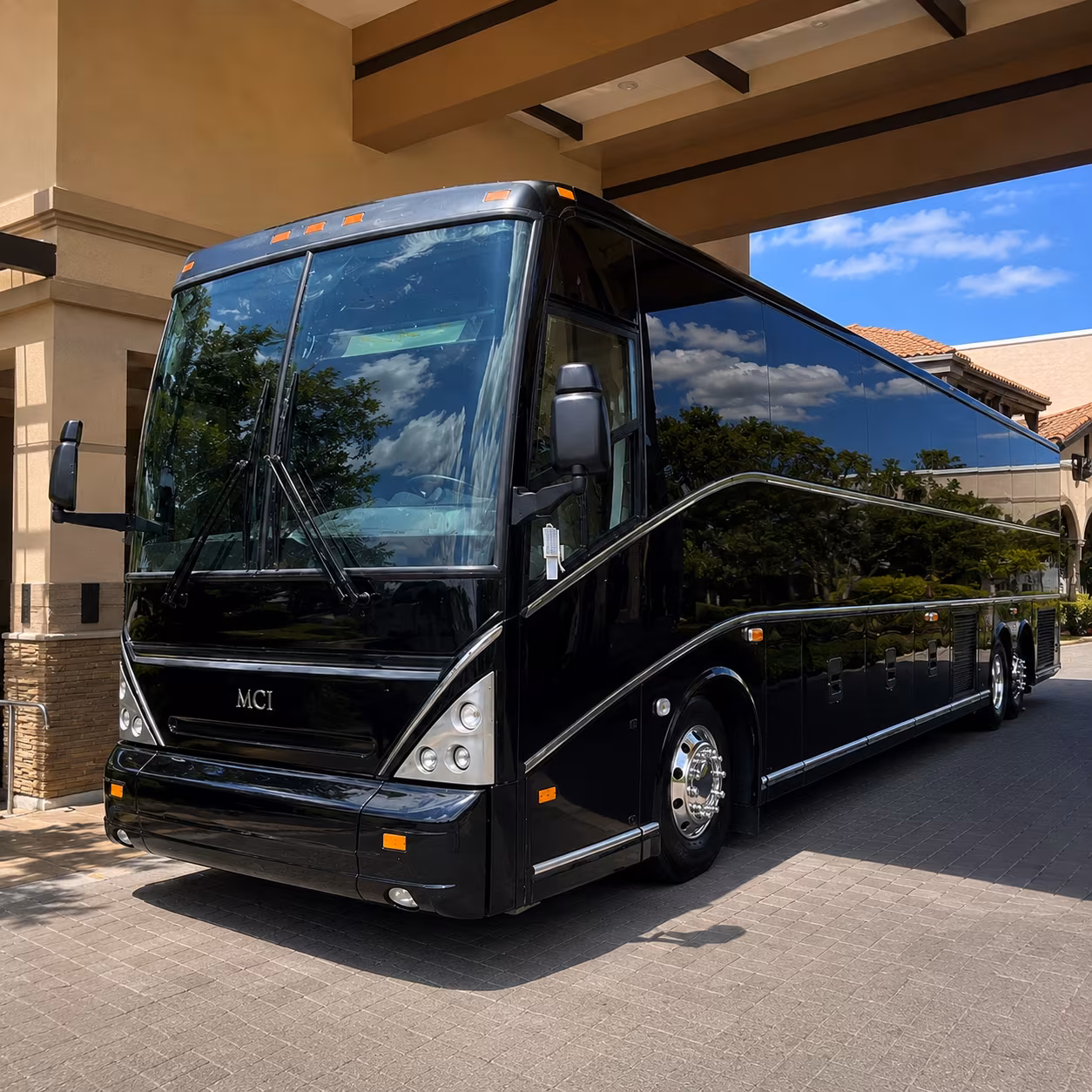 wedding buses that keep every guest on schedule in asheville